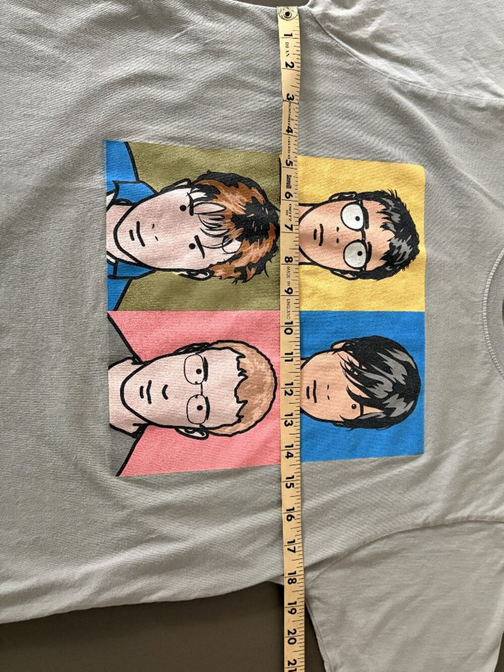 Blur Tour Shirt for the UK 2009 Tour | Size Small - Picture 4 of 8